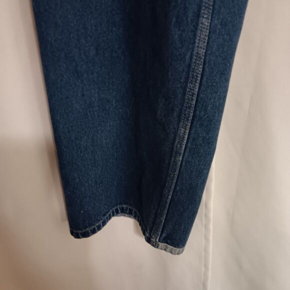Indo Homegrown Vintage Men's Carpenter Jeans Sz 36- 32 Baggy Fit Mid Wash - Picture 4 of 11